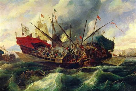 La Battaglia di Lepanto; La Vittoria Navale Decisivo del Sacro Romano Impero Contro l'Impero Ottomano